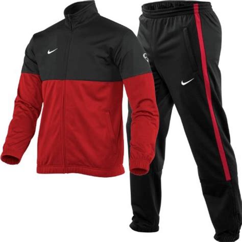 herren nike trsinimganzug schwarz rot